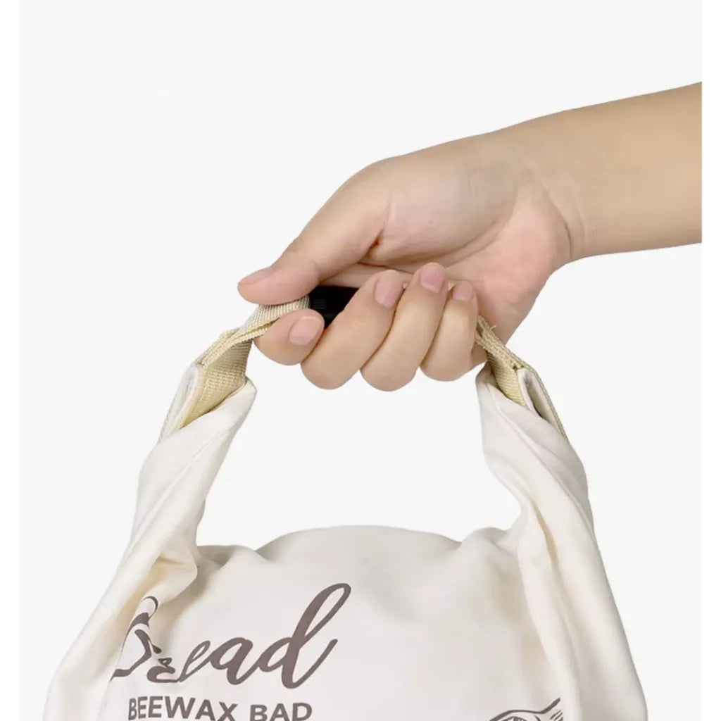 Sac à pain en cire d'abeille biologique – 100 % coton