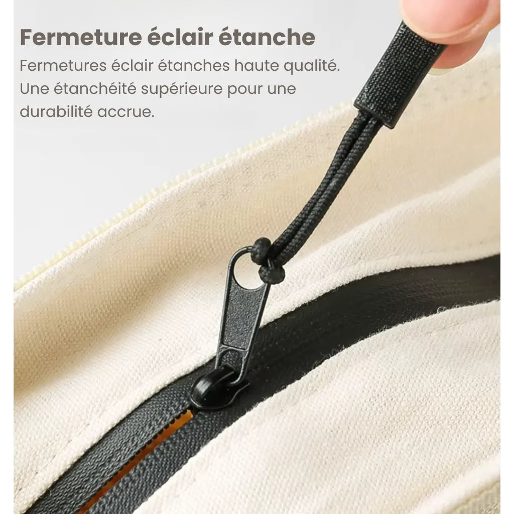 Sac à pain en cire d'abeille biologique – 100 % coton