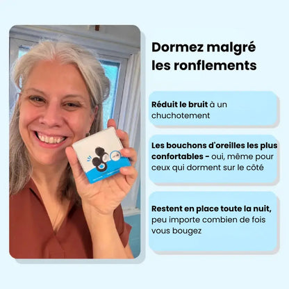 Quiet - Bouchons d'oreille anti-ronflement