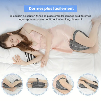 Coussin de Soutien Alineo™ - Soulage les douleurs dorsales, les douleurs de hanche et la sciatique
