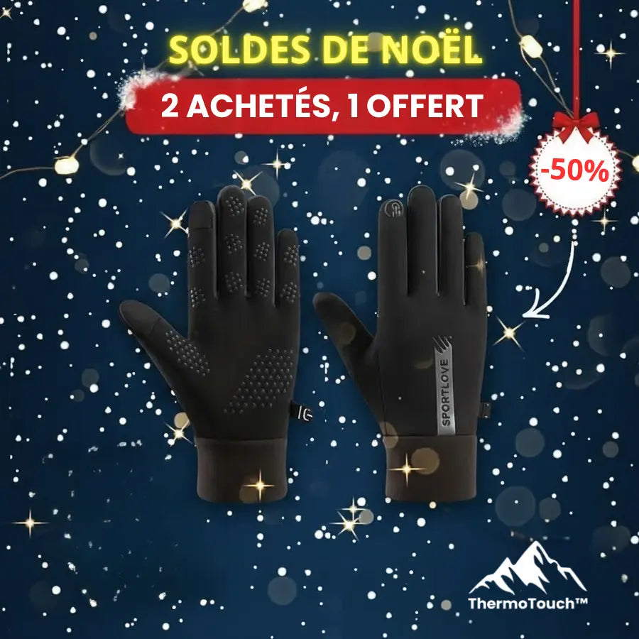 ThermoTouch™ - Gants tactiles déperlants & antidérapants