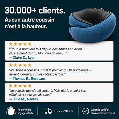SleepLoop - L'oreiller de voyage qui maintient vraiment