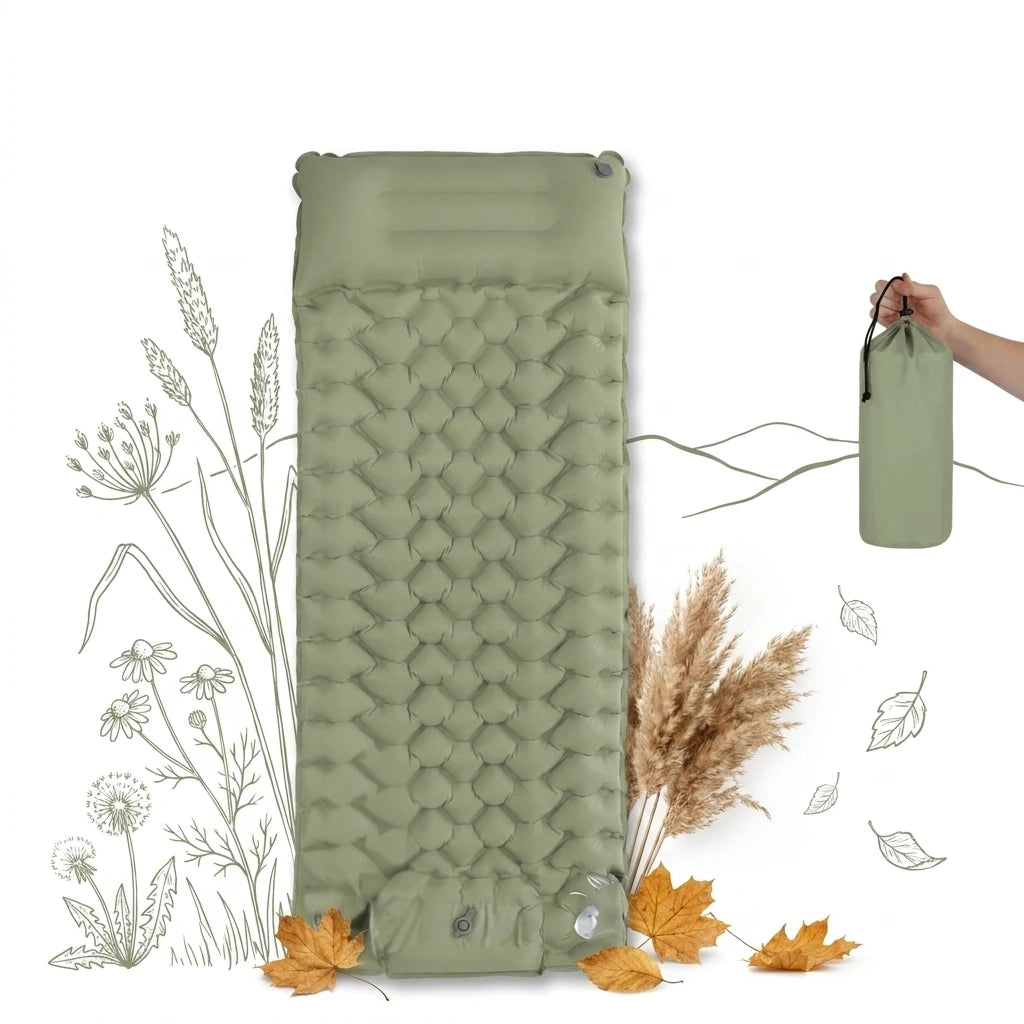 Matelas de sol ultra-léger & compact — parfait pour partir à l'aventure