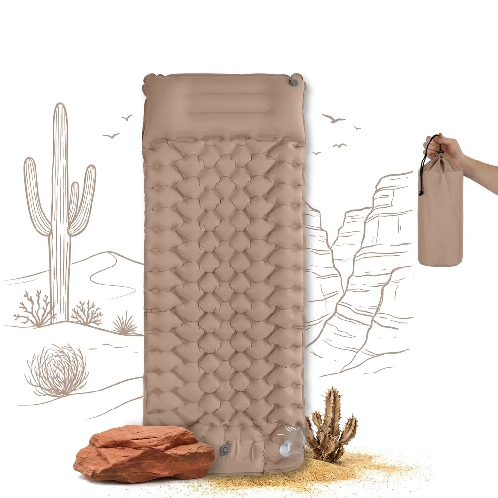 Matelas de sol ultra-léger & compact — parfait pour partir à l'aventure