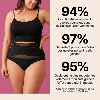 Culotte Gainante Taille Haute — Effet Ventre Plat Sans Coutures