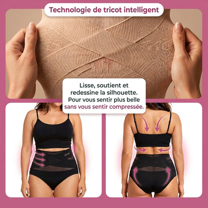 Culotte Gainante Taille Haute — Effet Ventre Plat Sans Coutures