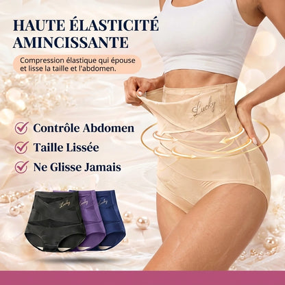 Culotte Gainante Taille Haute — Effet Ventre Plat Sans Coutures