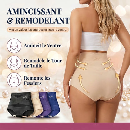Culotte Gainante Taille Haute — Effet Ventre Plat Sans Coutures